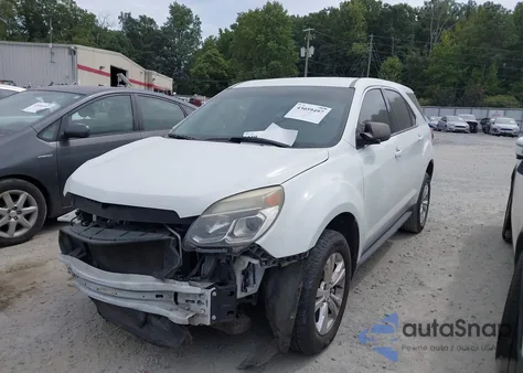 2016 Chevrolet Equinox Ls из США, поврежденный, VIN 2GNALBEK2G1107073